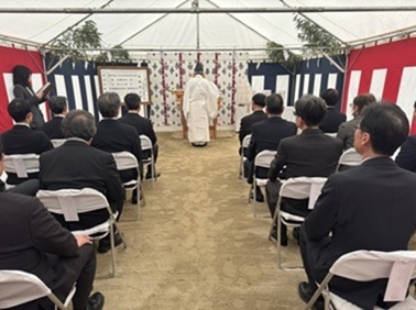 画像：ロボット工場 地鎮祭